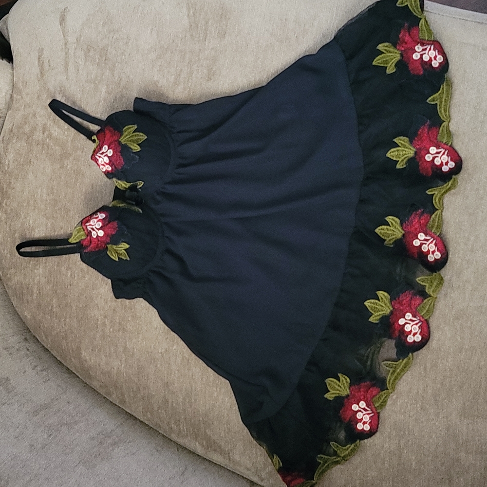Bedtime Stories Hibiscus  Babydoll Lingerie